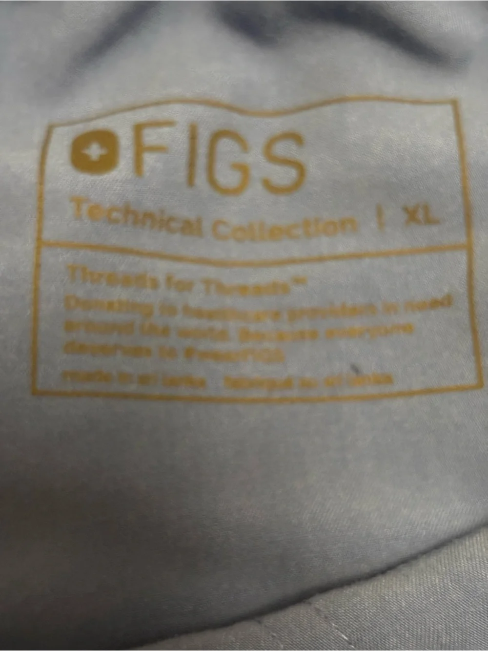 Figs Mens Cairo Blue Cargo Scrubs Pants XL
